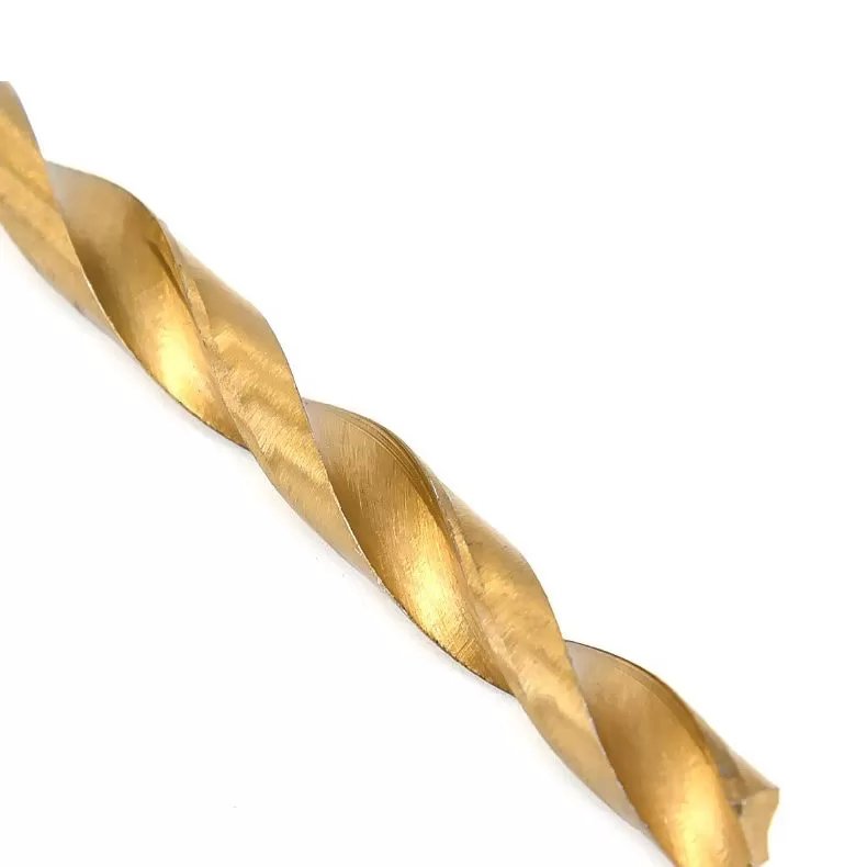 Спиральное сверло с шестигранной ручкой с титановым покрытием